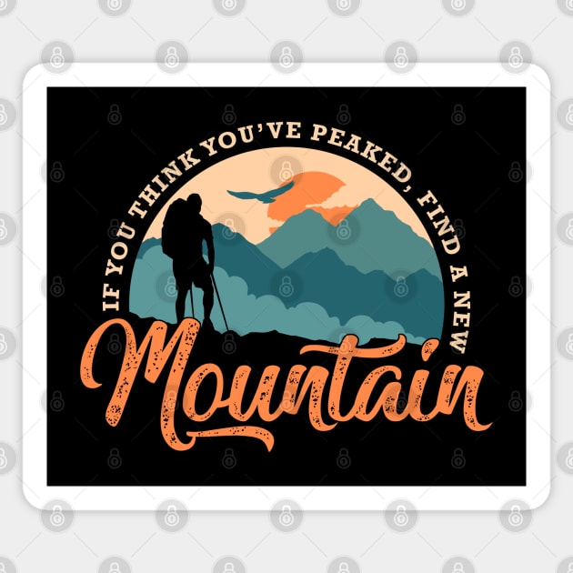 Hiking Lover - Endless Adventure Sticker by Sachpica